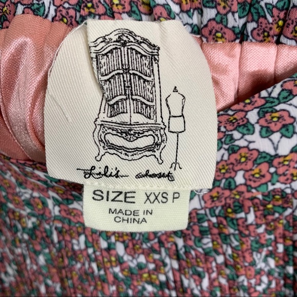 Anthropologie floral plated skirt - Picture 7 of 8